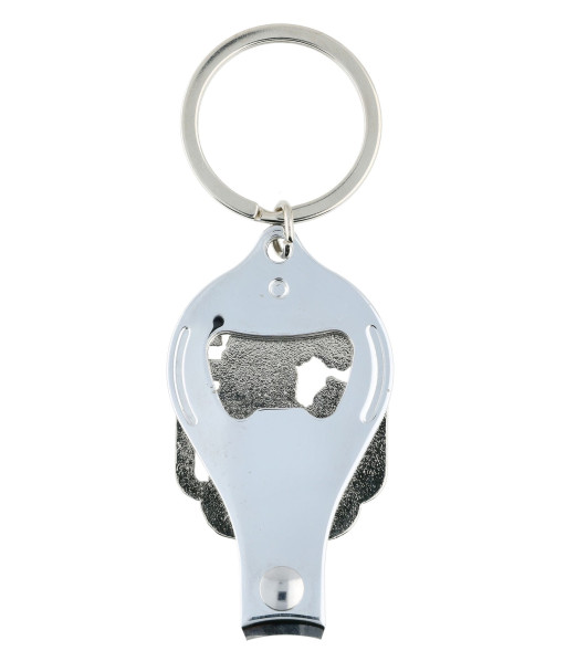 Baltijas atslēgu piekariņš ar nagu šķērītēm un pudeles attaisāmo