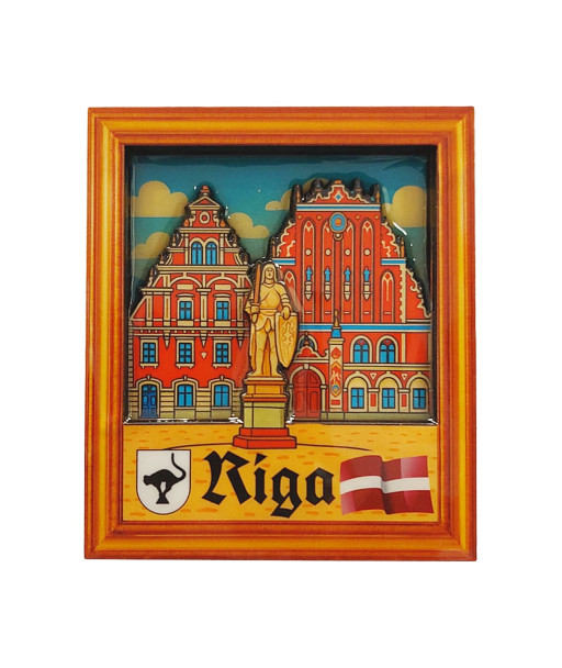 Fridge Magnet Riga House of the Black Heads