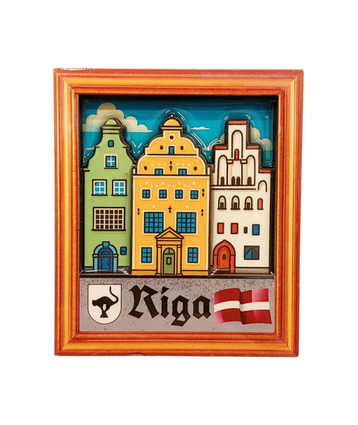 Fridge Magnet Riga The Three Brothers