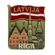 Metāla ledusskapja magnēts Latvia Riga