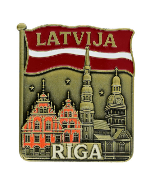 Metāla ledusskapja magnēts Latvia Riga