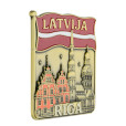 Metāla ledusskapja magnēts Latvia Riga