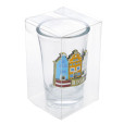 Riga Shot Glass with Three Brothers Decoration